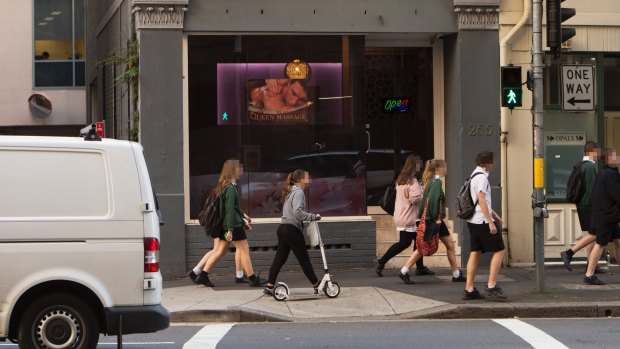 The Star Massage parlour in Sussex Street.