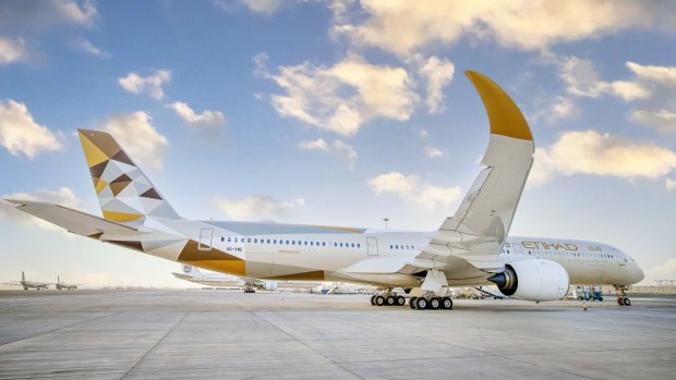 Etihad Airways' debuted its new A350-1000 with a flight to Paris.