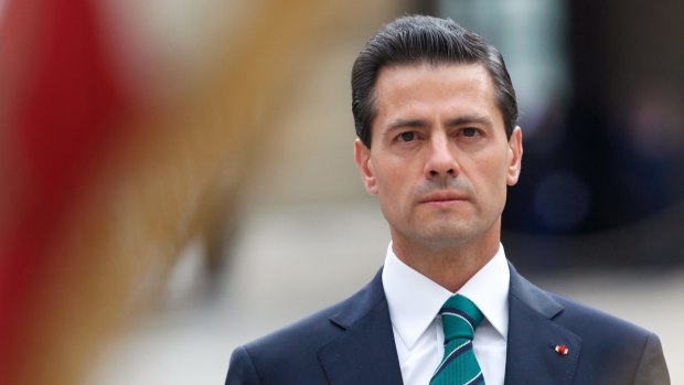 Mexican President Enrique Pena Nieto on Monday.