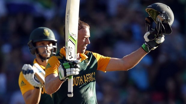 South Africa's captain AB de Villiers.