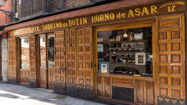 First opened in 1725, Sobrino de Botin holds the record for the world's oldest restaurant.