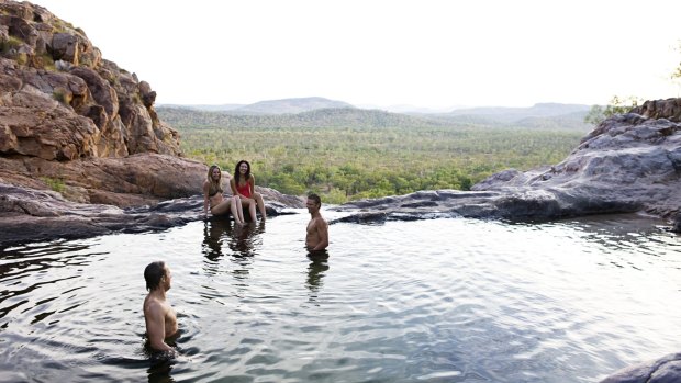 Gunlom Falls in the Northern Territory.