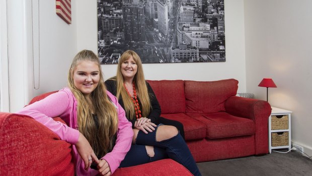 Dyslexic student Georgia Roberton, pictured with her mother Melissa, received specialist tutoring and is now full of confidence in her final year of school.