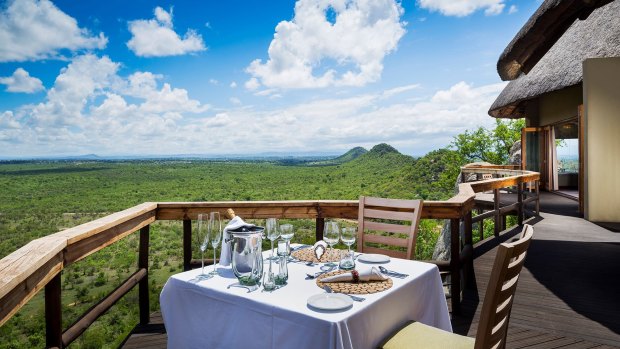 The meals are a highlight at Ulusaba Safari Lodge.