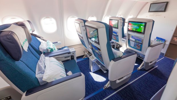 New Airbus A330neo aircraft and premium economy cabins.