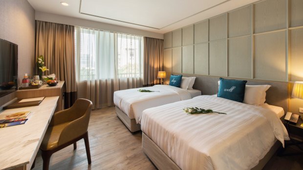 A room at Well Hotel Bangkok.