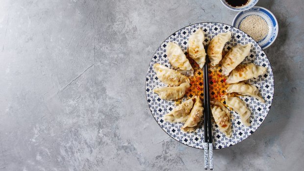 Just one of the many types of Gyoza. Photo: Shutterstock