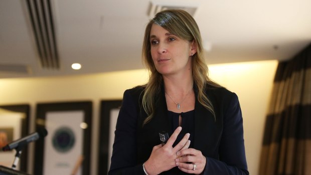 CBA's Kelly Bayer Rosmarin says the bank would support a price on carbon in the 'medium term'.