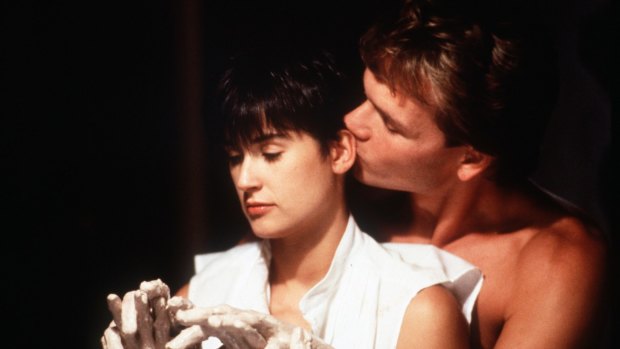 Demi Moore and Patrick Swayze in 1990's <i>Ghost</i> the film.