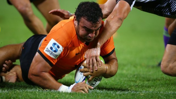 Two tries: Agustn Creevy scored twice for the Jaguares.
