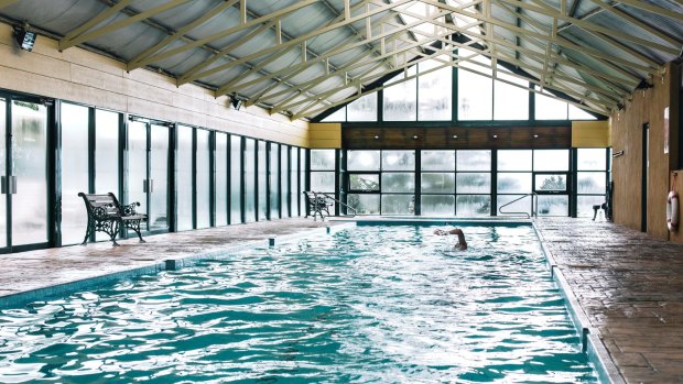 Splash down: The pool at Solar Springs Retreat.