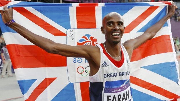 Denial: British athletics star Mo Farah.