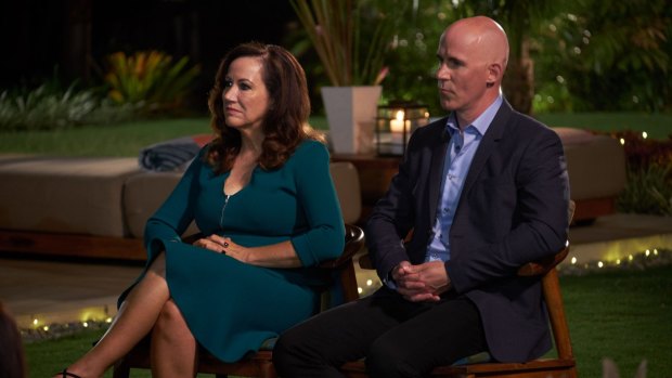 Psychologist Sandy Rea and relationship coach Michael Myerscough, the resident counsellors on reality show The Last Resort.