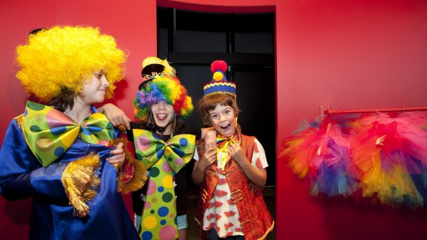 The Circus Factory exhibition at the Powerhouse Museum was a major drawcard for children.