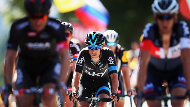 Sky's limit: Richie Porte of Australia has confirmed he is leaving the British team.