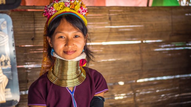 The Kayan women of Myanmar, who encircle their necks with coils of brass until they become elongated, are a highlight for many tourists.