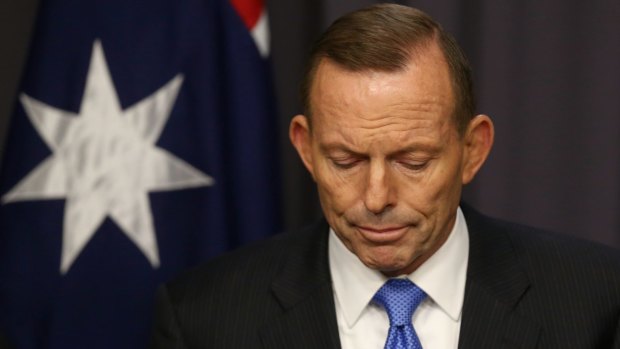 Tony Abbott announces a leadership ballot will be held on Monday night.