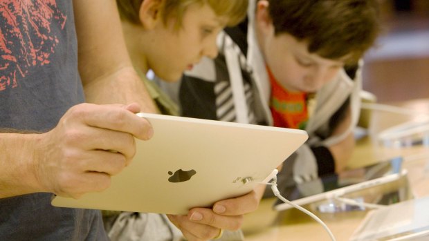 Research shows children are becoming tablet addicts.