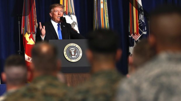 President Donald Trump "should have stayed with his earlier view that going in to Iraq and Afghanistan was wrong".