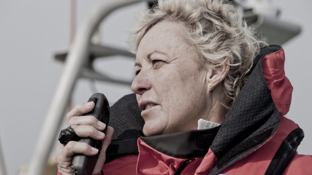 Trail blazer: Wendy Tuck, the first Australian woman to skipper in the 2015-16 Clipper Round the World yacht race.