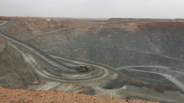 The Oyu Tolgoi mine, where damage from a wall slip in the open pit is being evaluated.