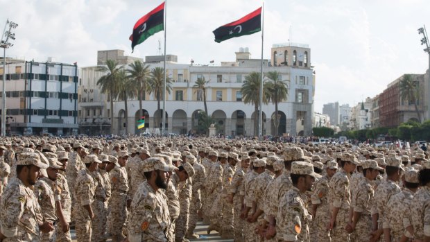 Military units which operate under the unrecognised Tripoli government mark the 75th anniversary of the establishment of the Libyan Army in August.