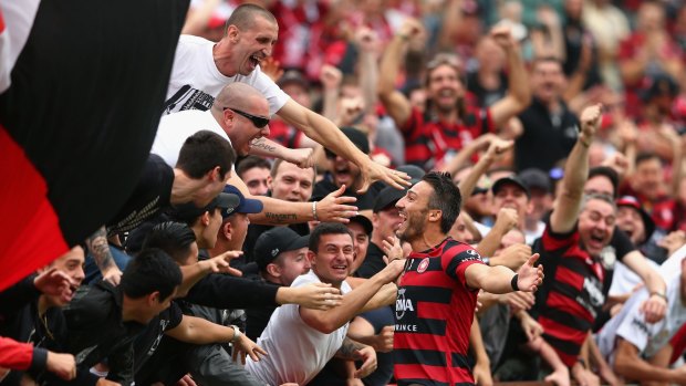 Passionate fan base: The Wanderers fans have been out in force in recent years.