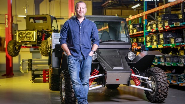 Tomcar co-founder David Brim is confident about the future of manufacturing in Australia. 