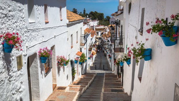 Mijas, arguably the prettiest of Andalucia's whitewashed towns and villages.