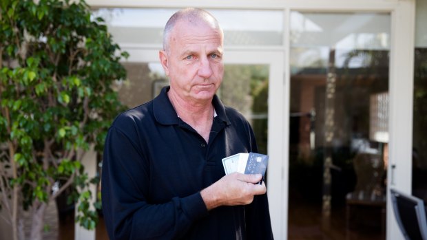 Peter Cakarnis, 60, has seen the value of his credit card  rewards diminish over time. 