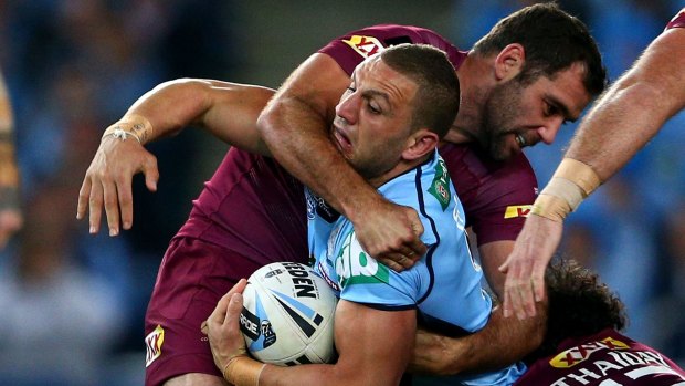 In doubt: Robbie Farah may miss Origin II with a shoulder injury.  