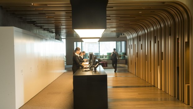 St George's new offices and concierge services at Barangaroo,  Sydney.  