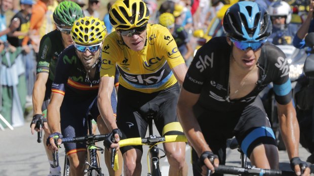 The big story: Britain's Chris Froome, wearing the yellow jersey, took some unprecedented steps in 2015.