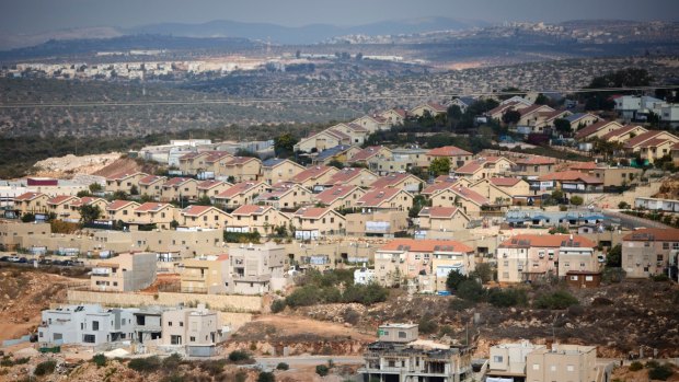 The Israeli settlement of Revava, near the West Bank city of Nablus. 