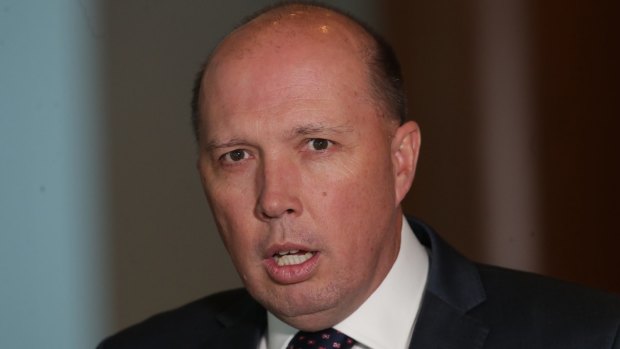 Peter Dutton at Parliament House.