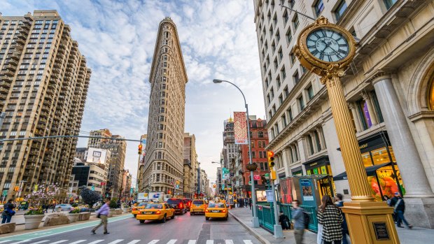 The Flatiron District, the coolest part of town right now. 