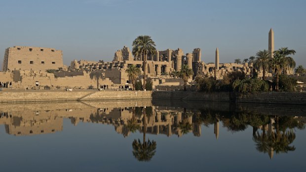 The Temple of Karnak in Luxor.