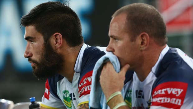 Bookends: Cowboys props James Tamou and Matthew Scott.