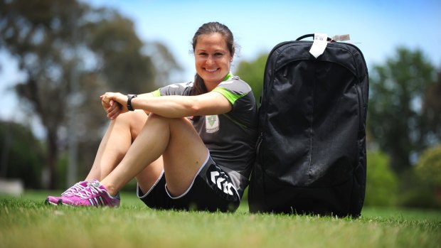 Canberra United star Kendall Fletcher will return to Australia, but won't be able to stick around for the W-League finals.