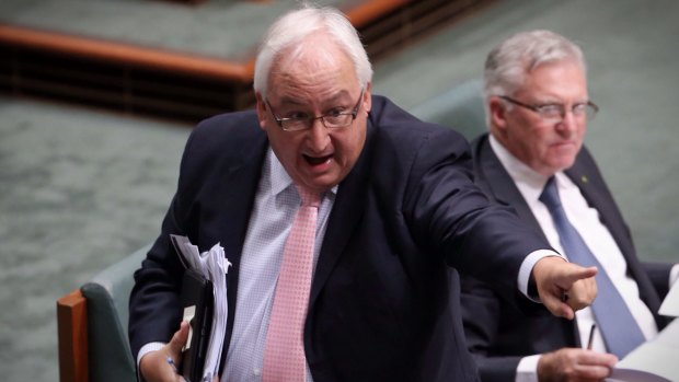 Labor MP for Melbourne Ports Michael Danby in Parliament.