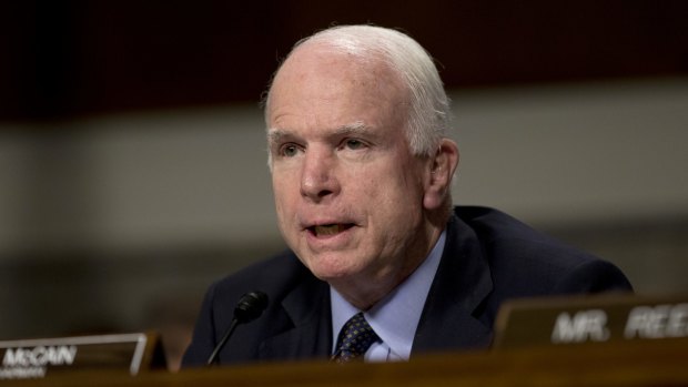 Senator John McCain in Washington earlier this month. 