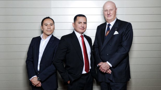 Help them thrive: Huy Truong, founding Deputy Chairman of Thrive, George Frazis - Chief Executive of Consumer Banking for Westpac Group and John Curtis, Founding Chairman of Thrive.