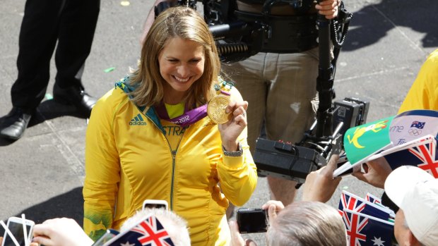 Former Olympian Libby Trickett says she was too embarrassed to talk to her coaches about her period when she first started a career in professional swimming.