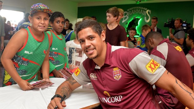 Sure to be tested: Queensland rookie Dane Gagai will be targeted by the Blues.