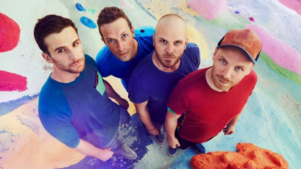 Coldplay tour their album A Head Full of Dreams.