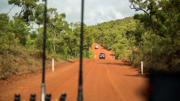 The road to Cape York is a red dusty one with a lot of bumps along the way.