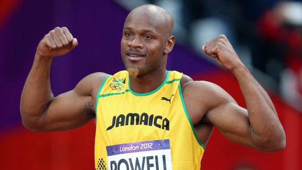 Former world 100m record holder Asafa Powell has received an 18-month suspension for a positive doping test in April last year.