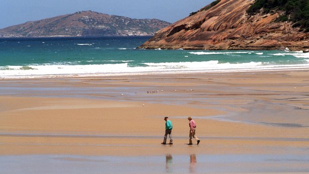 The tourist boat plan includes allowing them to beach at Norman Bay, in Wilsons Promontory. 