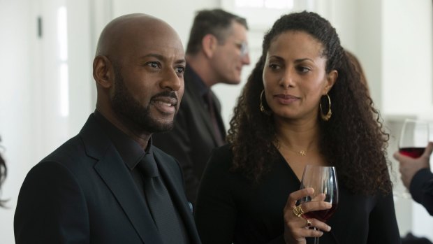 Romany Malco and Christina Moses in A Million Little Things.
