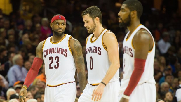 Top-dollar clientele: Cleveland trio LeBron James, Kevin Love and Kyrie Irving.